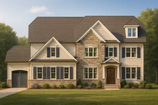 Luxurious 5-Bedroom House Plan with Timeless Architecture