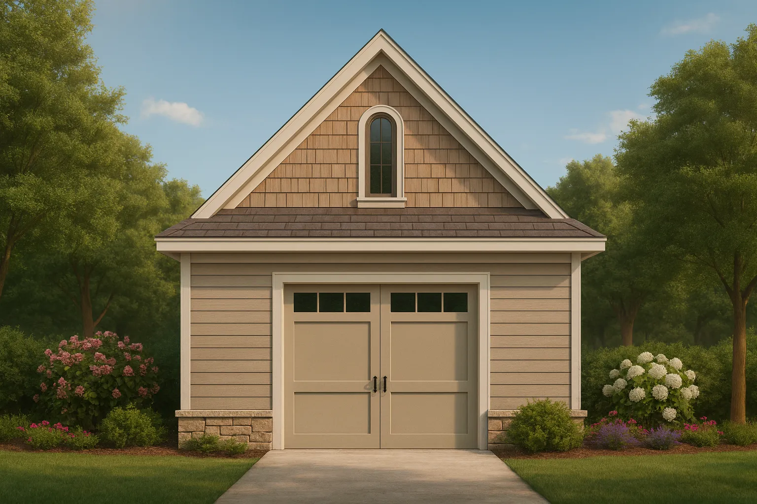 12-2074B GARAGE PLAN- Garage Floor Plan with CAD Designs and Architectural Blueprints 1 Functional Garage Floor Plan with 2 Bays and CAD Blueprint Designs