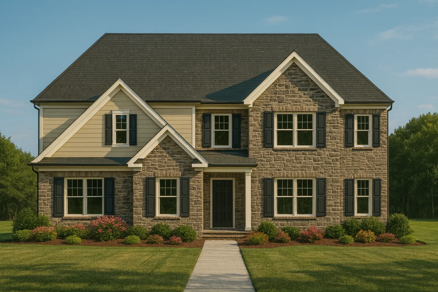 Modern 2-Story House Plan with CAD Blueprints & Spacious Layout