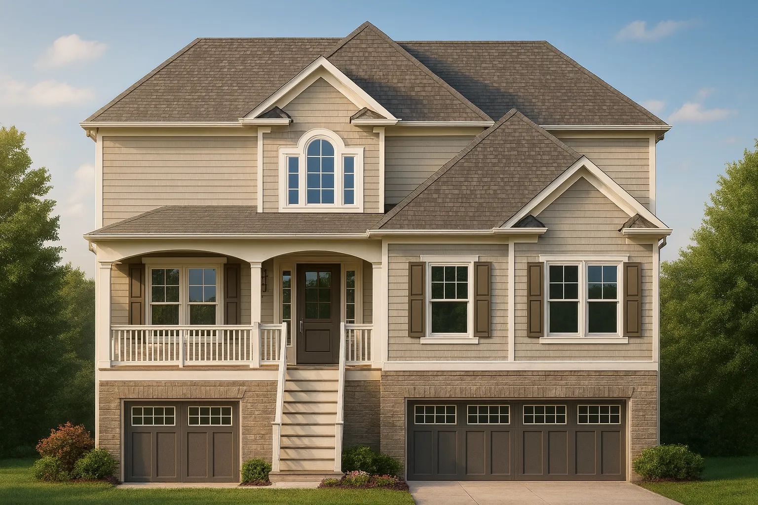 Expansive 3-Story Beach House Plan with 6 Bedrooms & Stunning Architecture