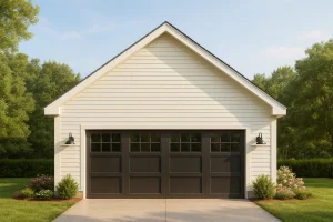 Garage & Workshop House Plan with CAD Blueprints and Designs