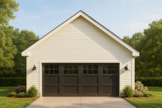 Garage & Workshop House Plan with CAD Blueprints and Designs