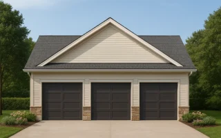Plan  9-HATCHER - Austin Hill Country  | Traditional Garage - 0-Bed, 0-Bath, 1,392 SF