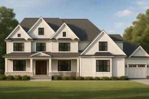Stunning 5-Bedroom Home Plan with Full CAD Architectural Design