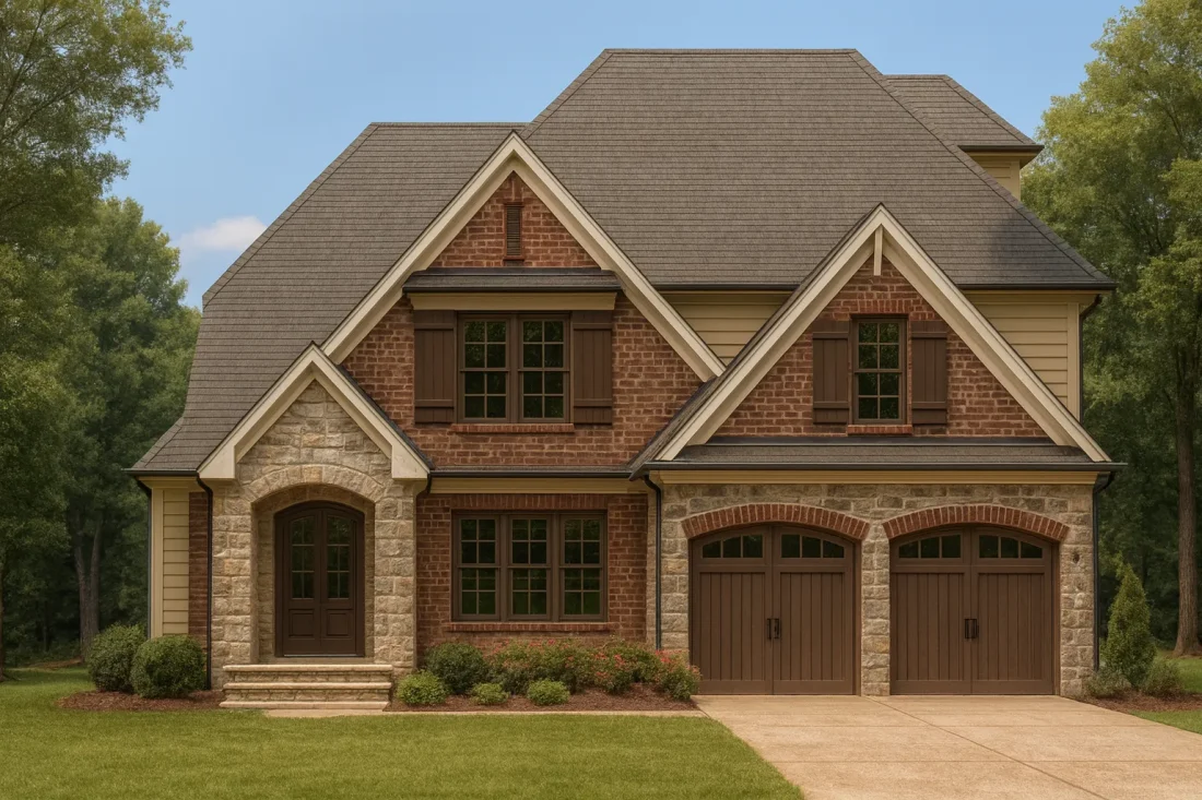 Spacious 2.5-Story House Plan with Craftsman Charm
