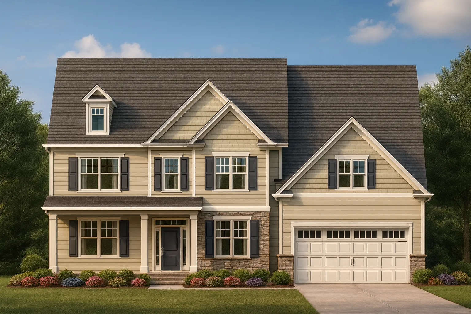 Affordable House Plans 3 Versatile 3-Story House Plan with 5 Bedrooms and Open Floor Design