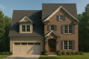 Elegant Colonial Revival Home Plan with 2,744 Sq Ft and Open Layout