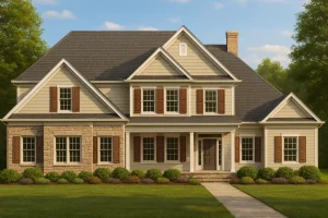 Spacious 2-Story Home Plan CAD-Ready Floor Plan Design