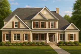 Split Garage House Plans 8 Spacious 2-Story Home Plan CAD-Ready Floor Plan Design