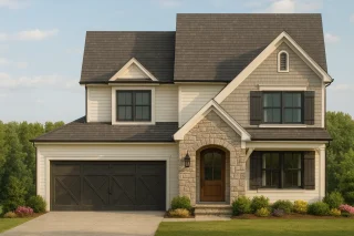 IMPORTANT Make the house as realistic as possible, landscape orientation, and display entire house. Do not cut off right or left side of house!