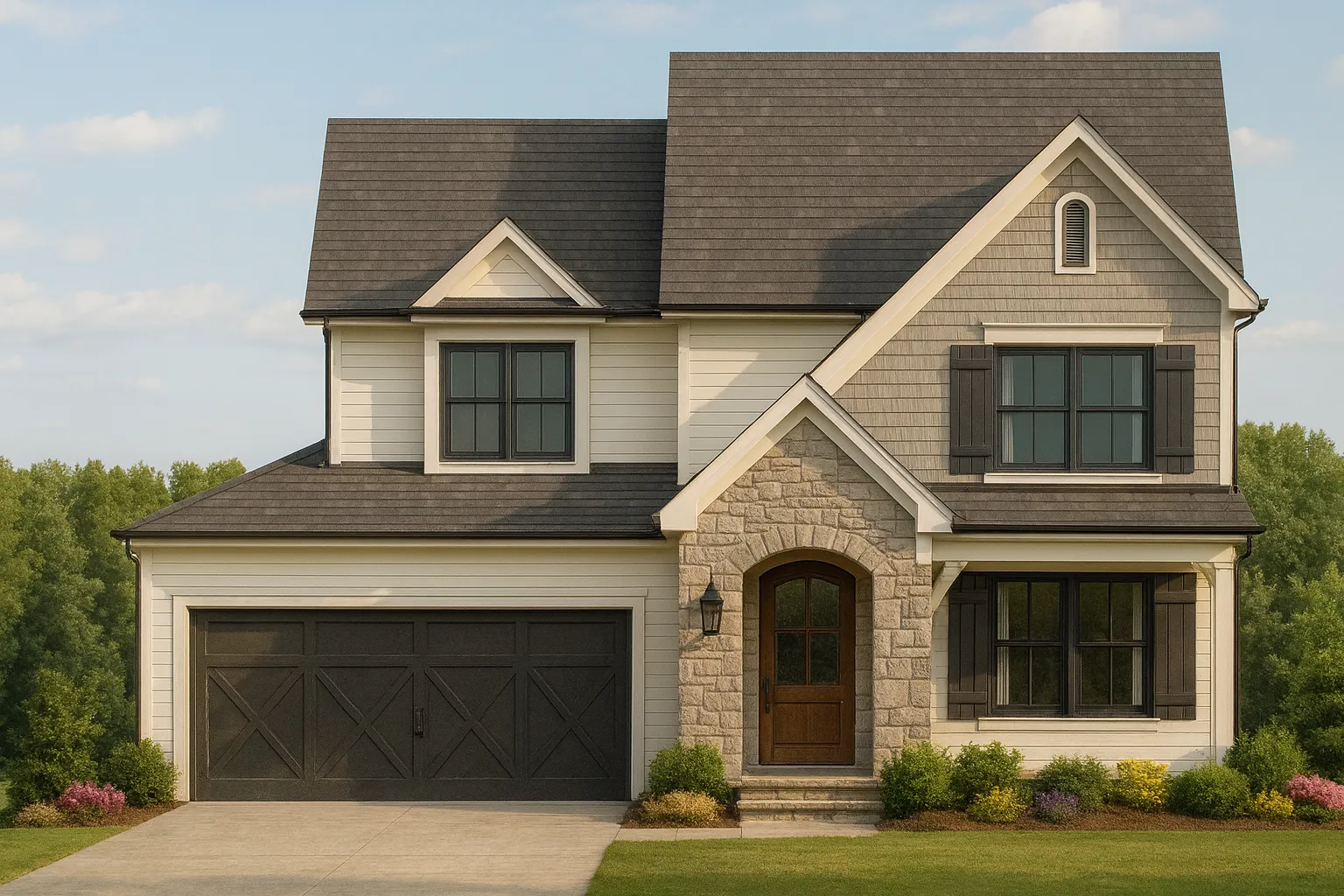 IMPORTANT Make the house as realistic as possible, landscape orientation, and display entire house. Do not cut off right or left side of house!