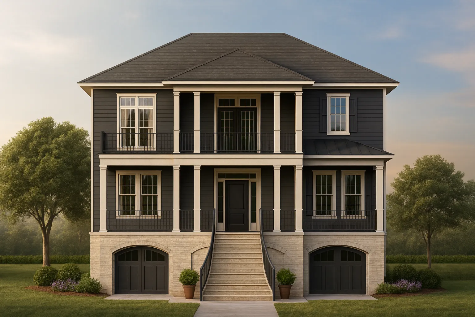 IMPORTANT Make the house as realistic as possible, landscape orientation, and display entire house. Do not cut off right or left side of house!