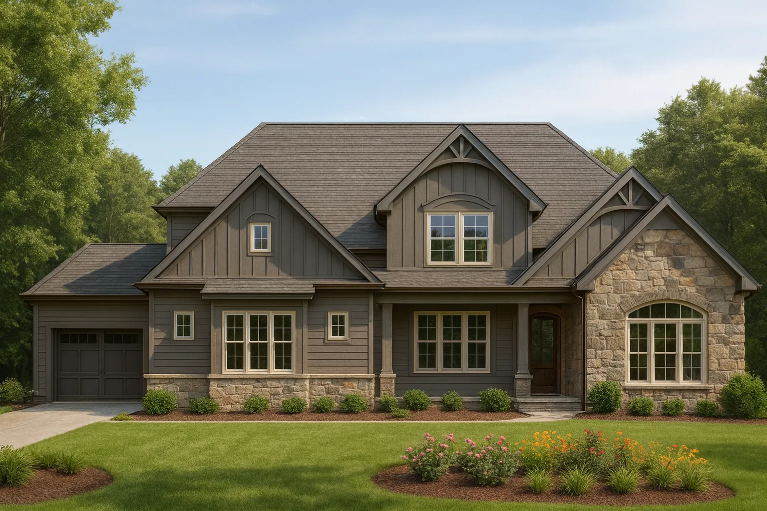 Affordable House Plans 4 IMPORTANT Make the house as realistic as possible, landscape orientation, and display entire house. Do not cut off right or left side of house!