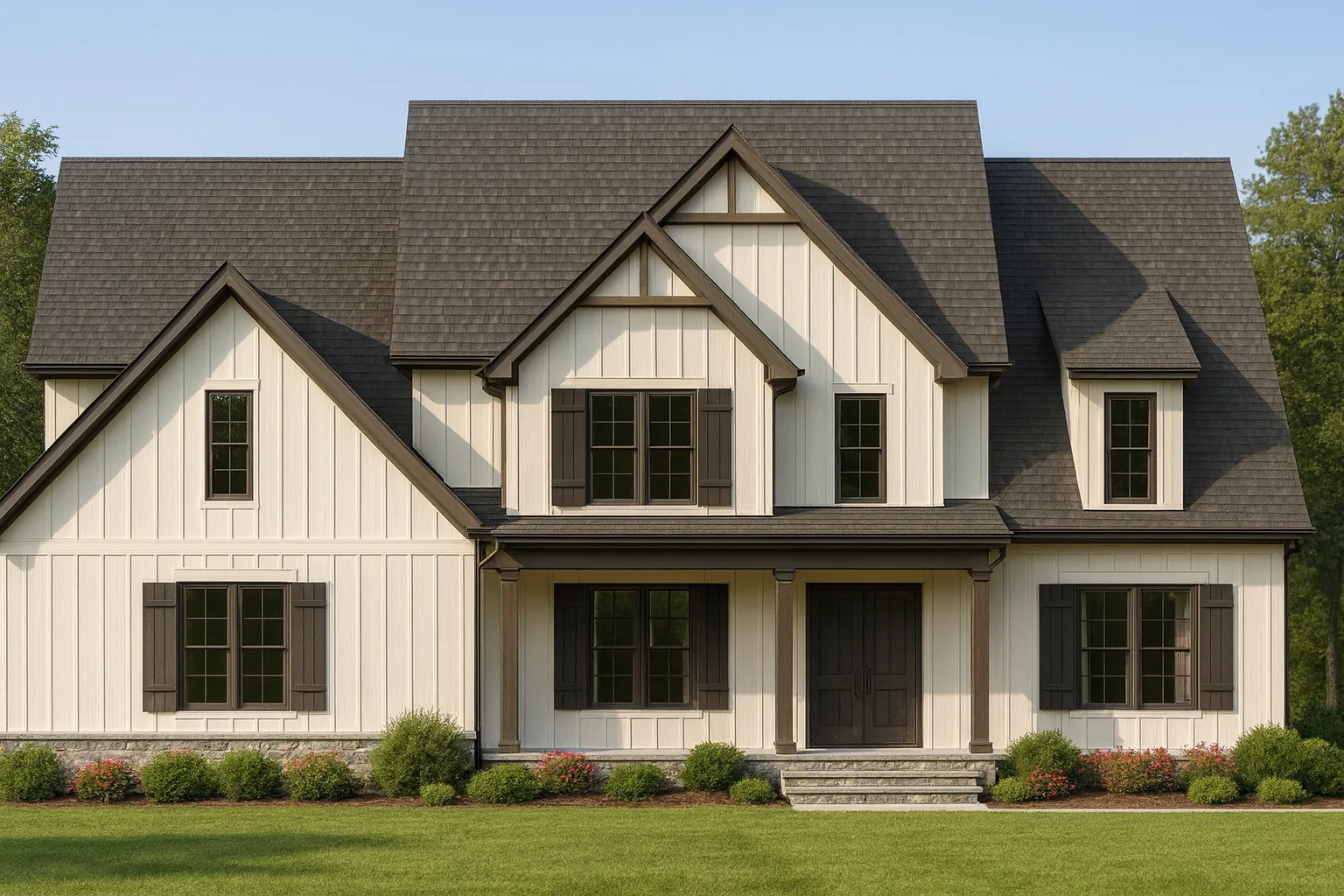 Stunning Home CAD Floor Plan with 4 Bedrooms and 2 Garage Bays