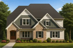 Luxury House Plans 11 Stylish Craftsman Home Plan with Detailed Architectural Blueprint