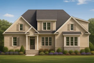 IMPORTANT Make the house as realistic as possible, landscape orientation, and display entire house. Do not cut off right or left side of house!