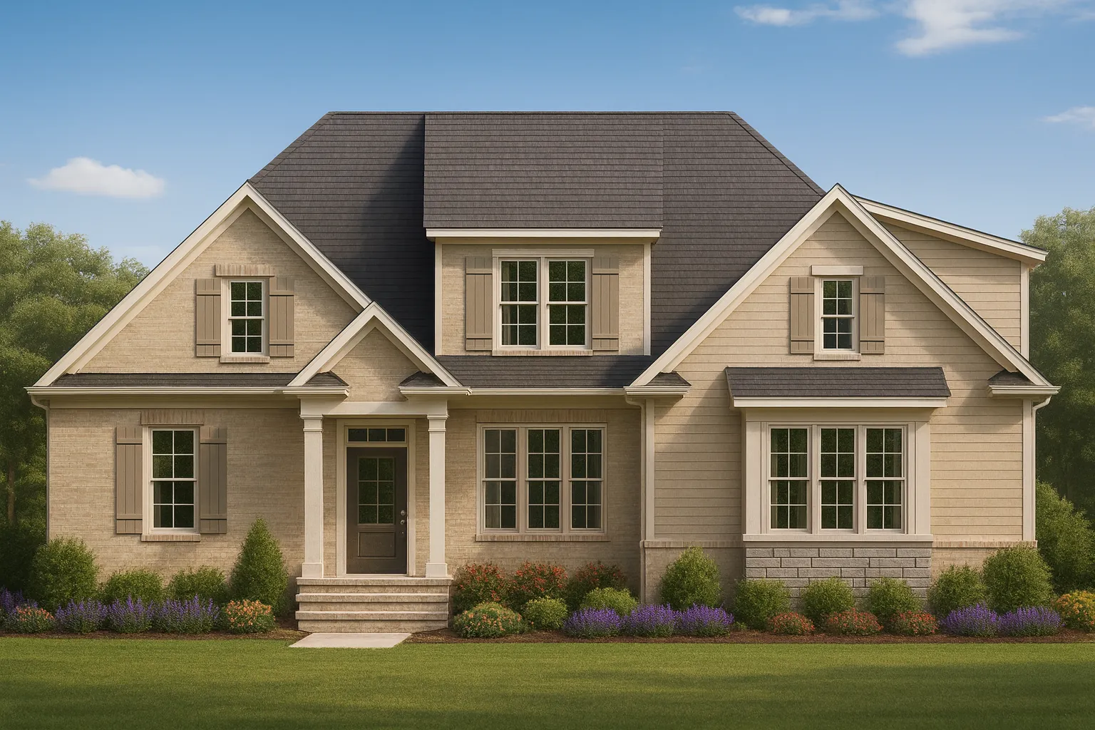 IMPORTANT Make the house as realistic as possible, landscape orientation, and display entire house. Do not cut off right or left side of house!