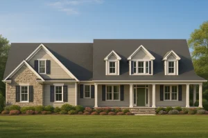 IMPORTANT Make the house as realistic as possible, landscape orientation, and display entire house. Do not off right or left side of house!