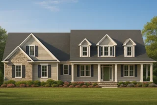 IMPORTANT Make the house as realistic as possible, landscape orientation, and display entire house. Do not off right or left side of house!