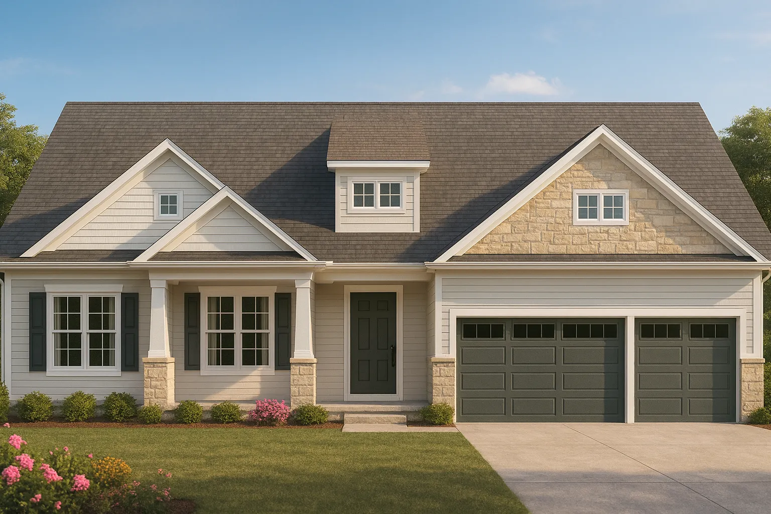 Spacious 3-Bedroom Home Floor Plan with CAD Designs