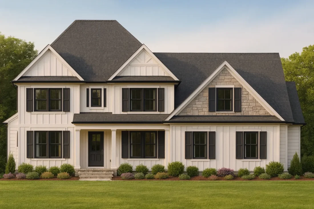 IMPORTANT Make the house as realistic as possible, landscape orientation, and display entire house. Do not off right or left side of house!