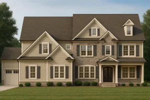 House Plans with Second Floor Laundry Room 5 Charming 2.5 Story Home Design with Spacious Floor Plan and CAD Blueprint