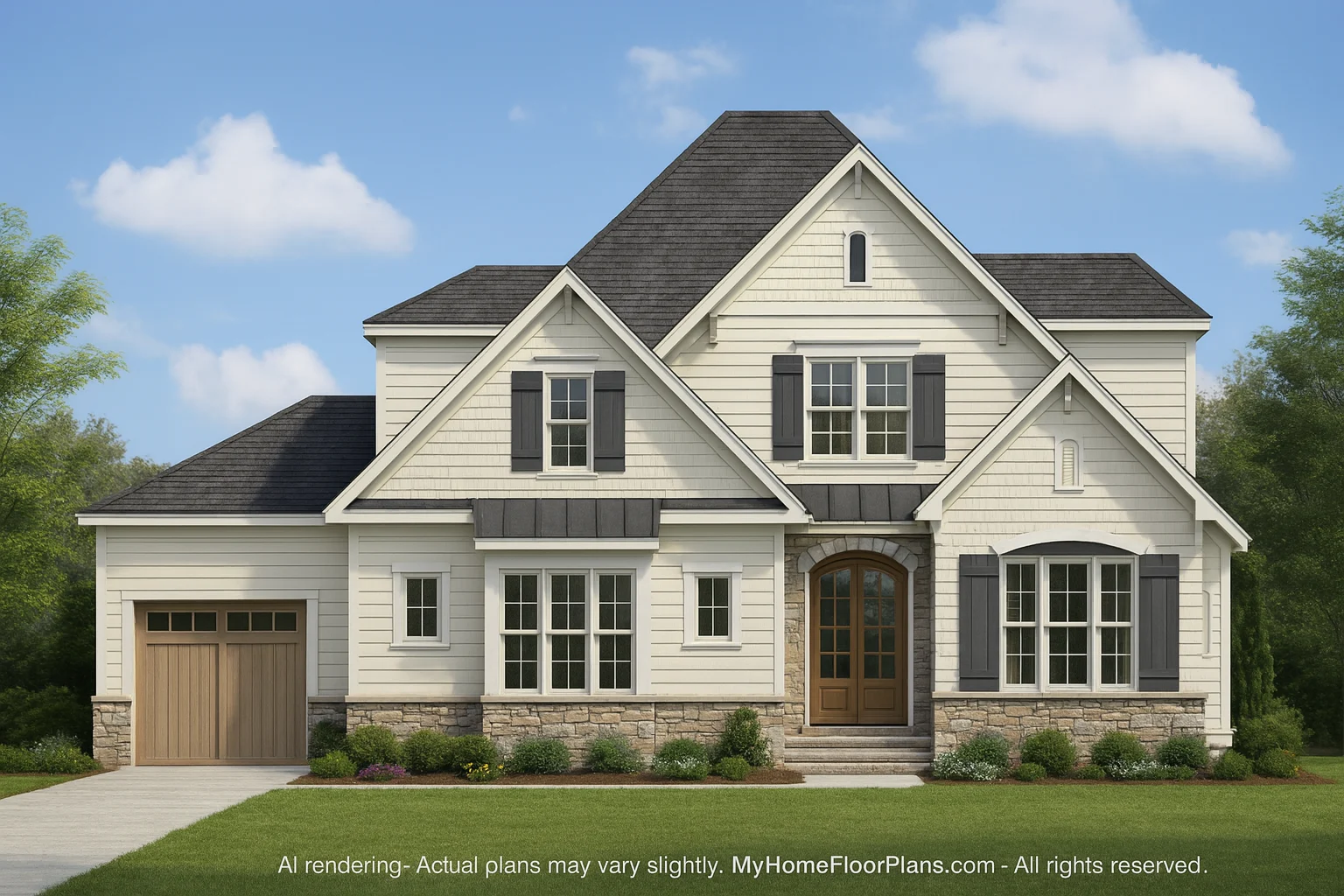 16-1722 HOUSE PLAN - Modern Craftsman House Plan with Spacious Floor Plan & CAD Designs 2 Modern Craftsman Home Plan with Spacious Floor Plan & CAD Designs