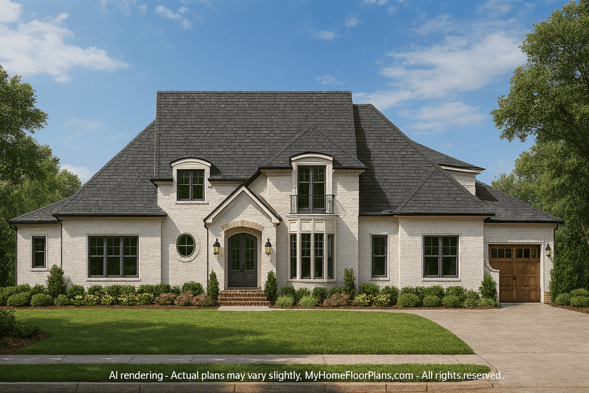 Spacious 3-Bedroom Home Plan with CAD Designs & Floor Blueprint