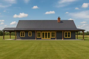 Luxury 2-Story House Plan with Vaulted Ceilings and CAD Designs