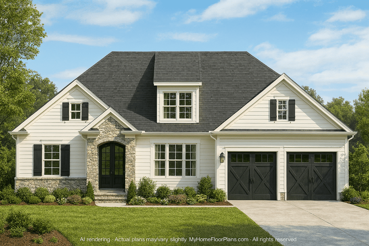 Beautiful Home Floor Plan with CAD Designs and Blueprint