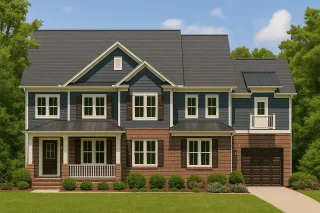 Townhome Floor Plans 13 Spacious 2-Story House Plan with Craftsman Charm