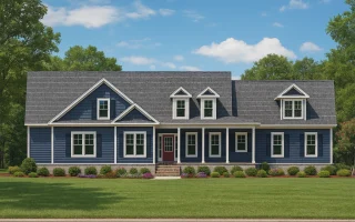 Plan  17-1385 - Pennsylvania Keystone  | New American - 5-Bed, 3.5-Bath, 3,092 SF