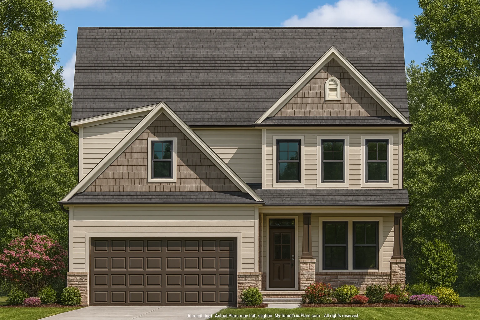 13-1559 HOUSE PLAN - Modern House Design Blueprint: Spacious 2-Story Floor Plan 2 Modern Home Design Blueprint Spacious 2-Story Floor Plan