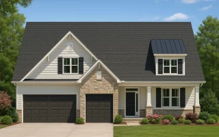 Plan  11-1052 - Aster Willow Lodge |  Modern Farmhouse - 3-Bed, 3.5-Bath, 2,827 SF