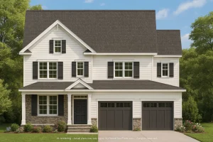 3-Story Craftsman-Style CAD House Plan with 5 Bedrooms and Dual Porches