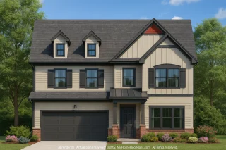 Coastal Craftsman Home Plan with Detailed CAD Floor Designs