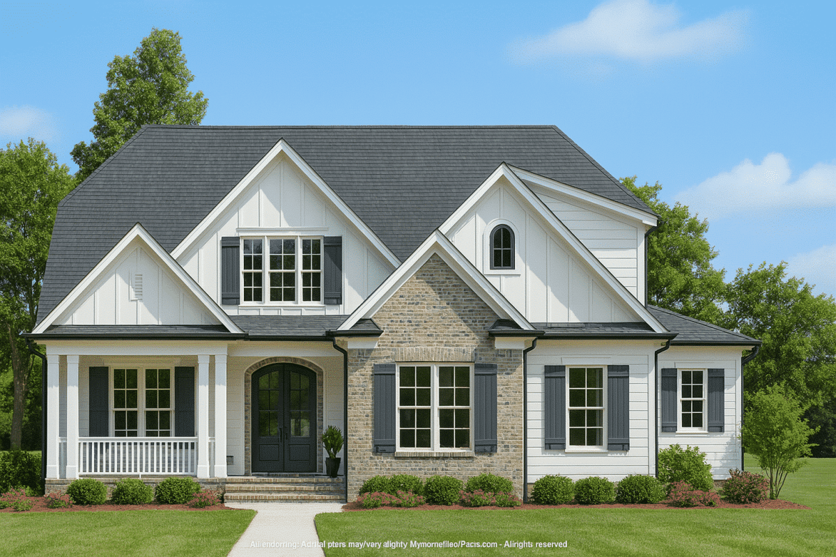 Traditional 2-Story House Plan with Spacious CAD Layouts