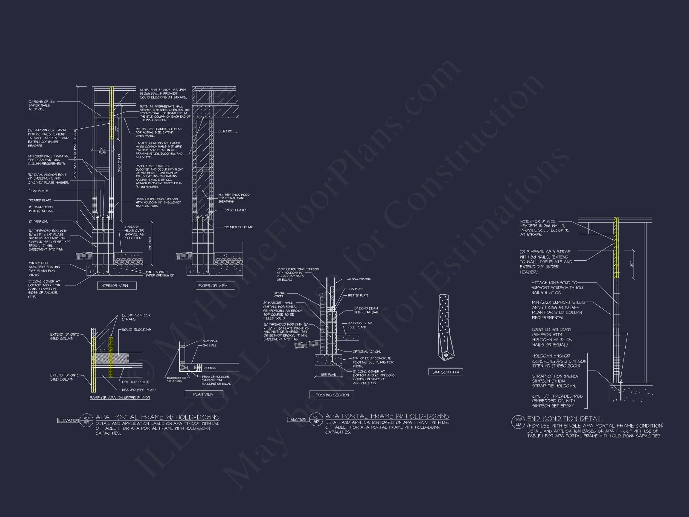 18-2052 WORKSHOP PLAN - Modern Garage House Plan with Workshop and Living Space 3 Modern Garage Home Plan with Workshop and Living Space
