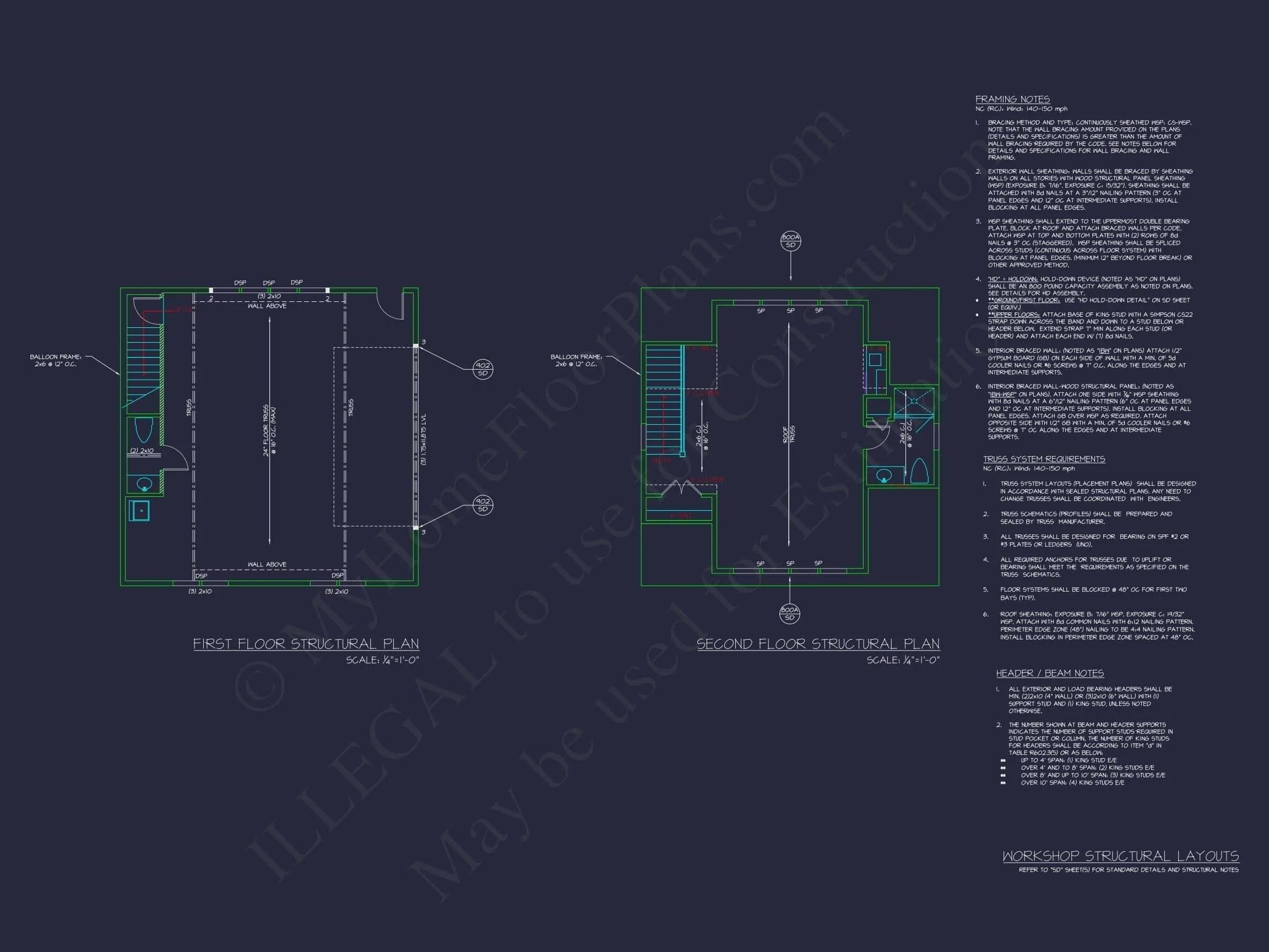 18-2052 WORKSHOP PLAN - Modern Garage House Plan with Workshop and Living Space 6 Modern Garage Home Plan with Workshop and Living Space