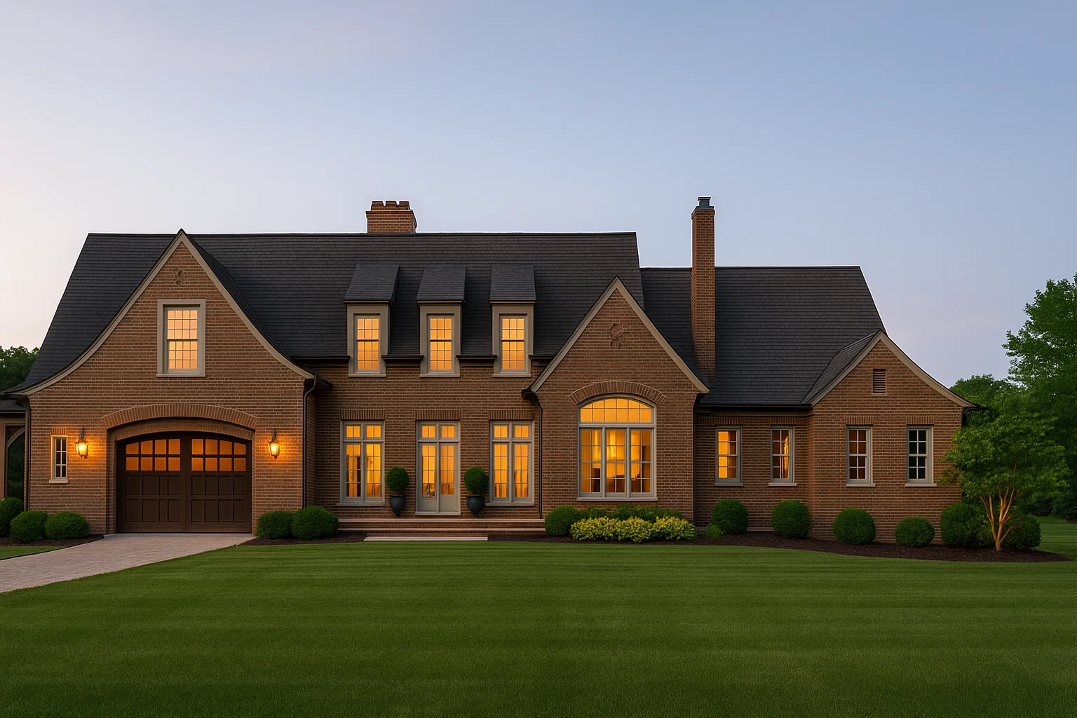 Luxury Home Plan with Basement, Breezeway & Bonus Rooms