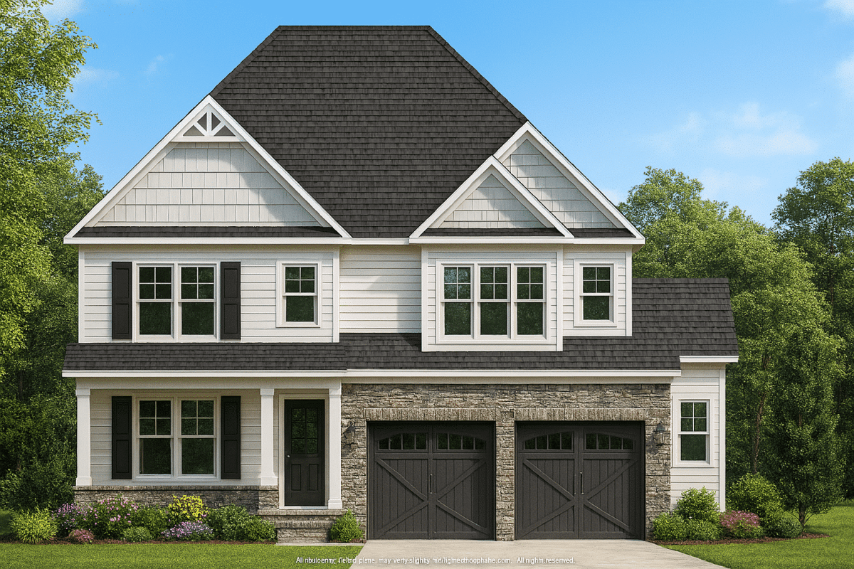 Spacious 2-Story House Plan with Craftsman Flair & CAD Blueprints