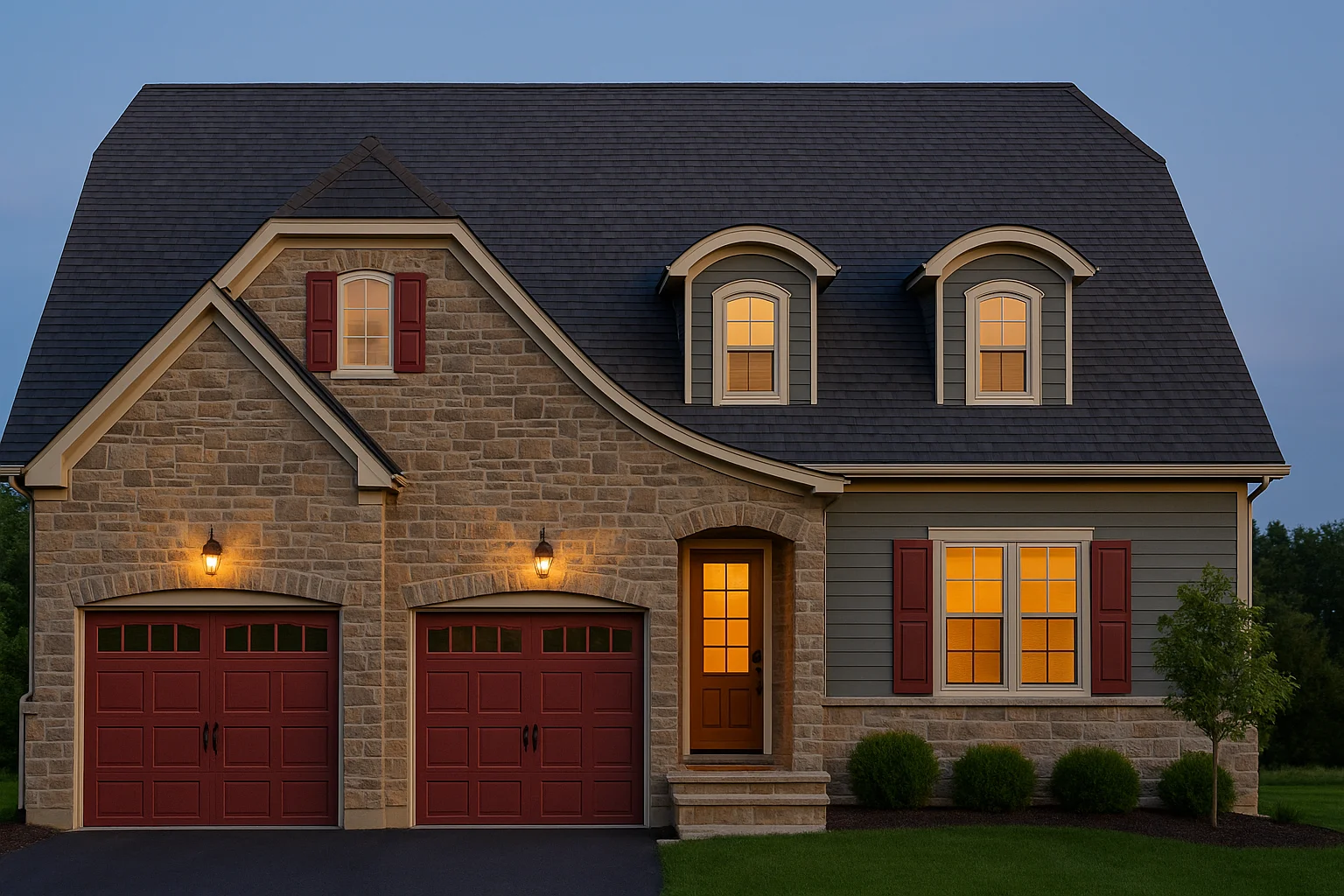 Elegant 2-Story House Plan with Craftsman Features & 4 Bedrooms