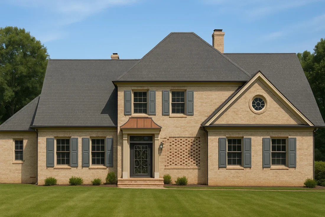 Colonial Home Floor Plan 5-Bed, 4-Bath, 2-Story Blueprint