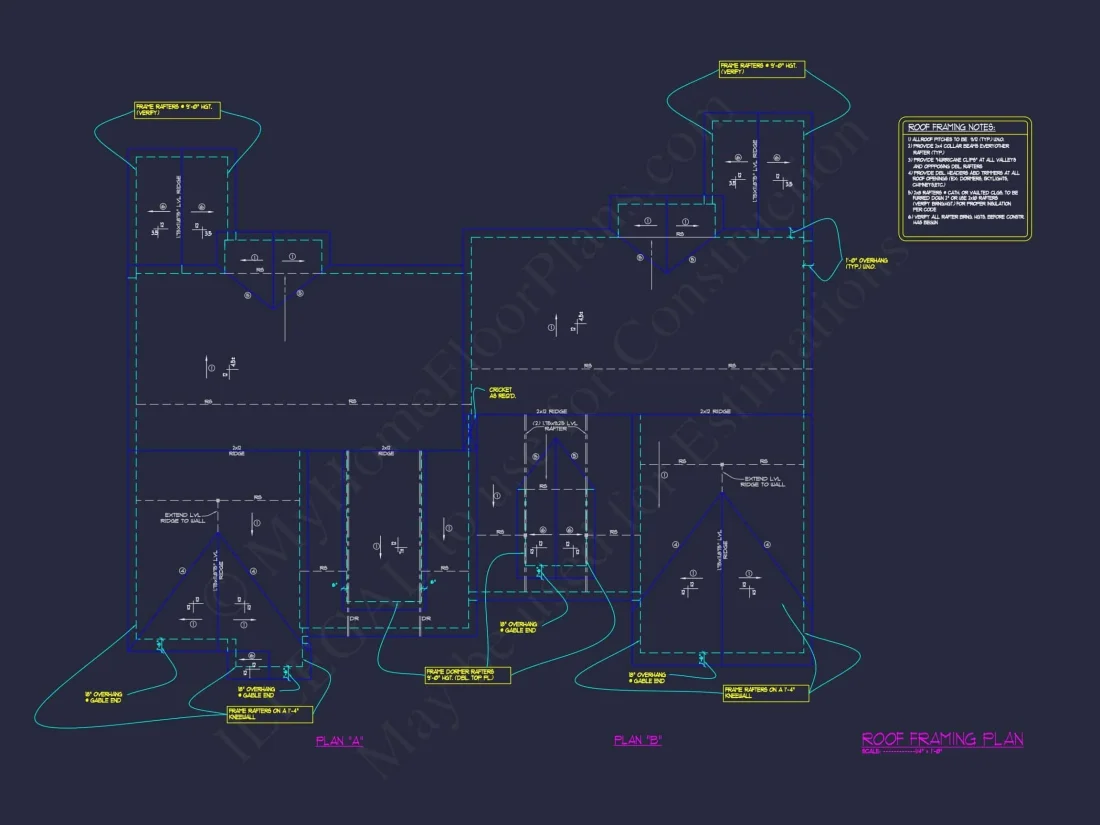 Elegant 3-Story Duplex House Plan with CAD Blueprint Designs