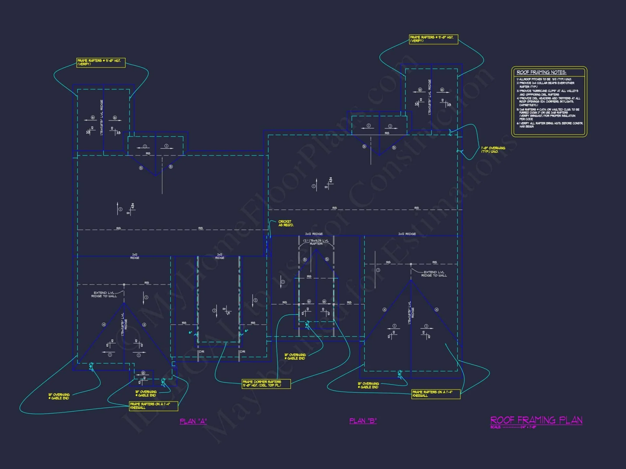 Elegant 3-Story Duplex House Plan with CAD Blueprint Designs
