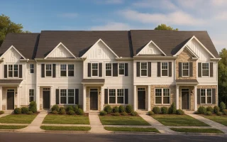 Plan  7-1947B - Aster Station Manor  | Traditional Colonial Townhome - 3-Bed, 2.5-Bath, 1,383 SF