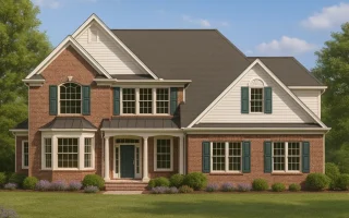 Plan  8-1600 - Grain House |  Traditional Colonial - 3-Bed, 2.5-Bath, 2,854 SF