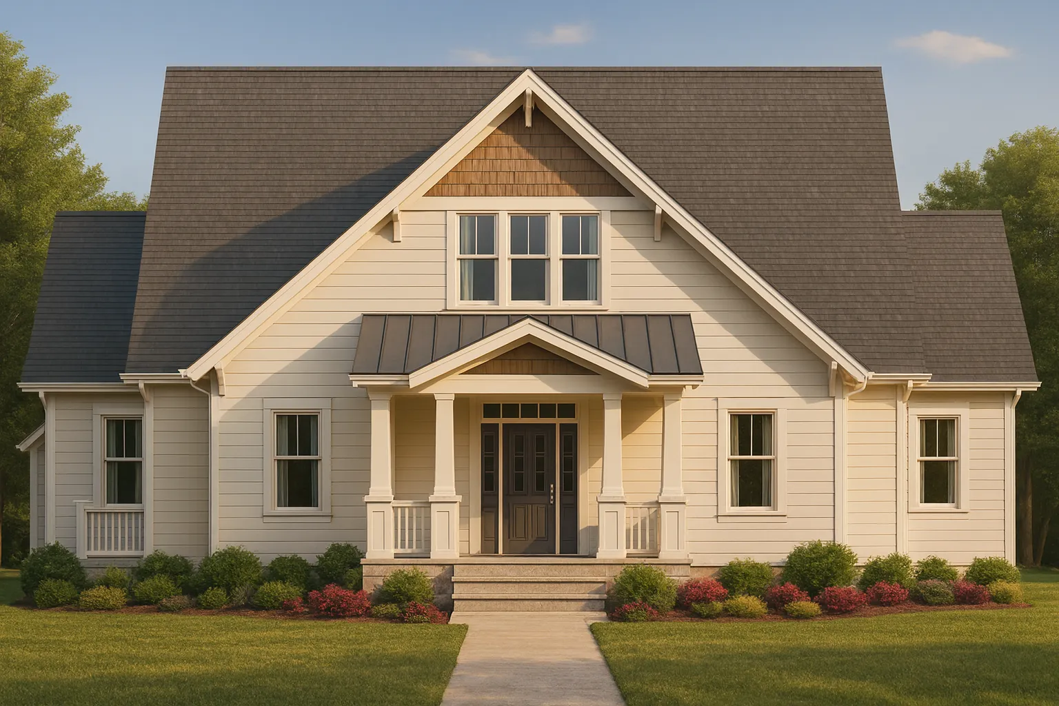 Coastal Home Floor Plan – 3-Bedroom, 2-Story Beach House Design