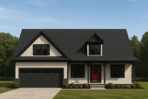 Charming 1.5-Story Craftsman House Plan with Cozy Layout & Custom CAD