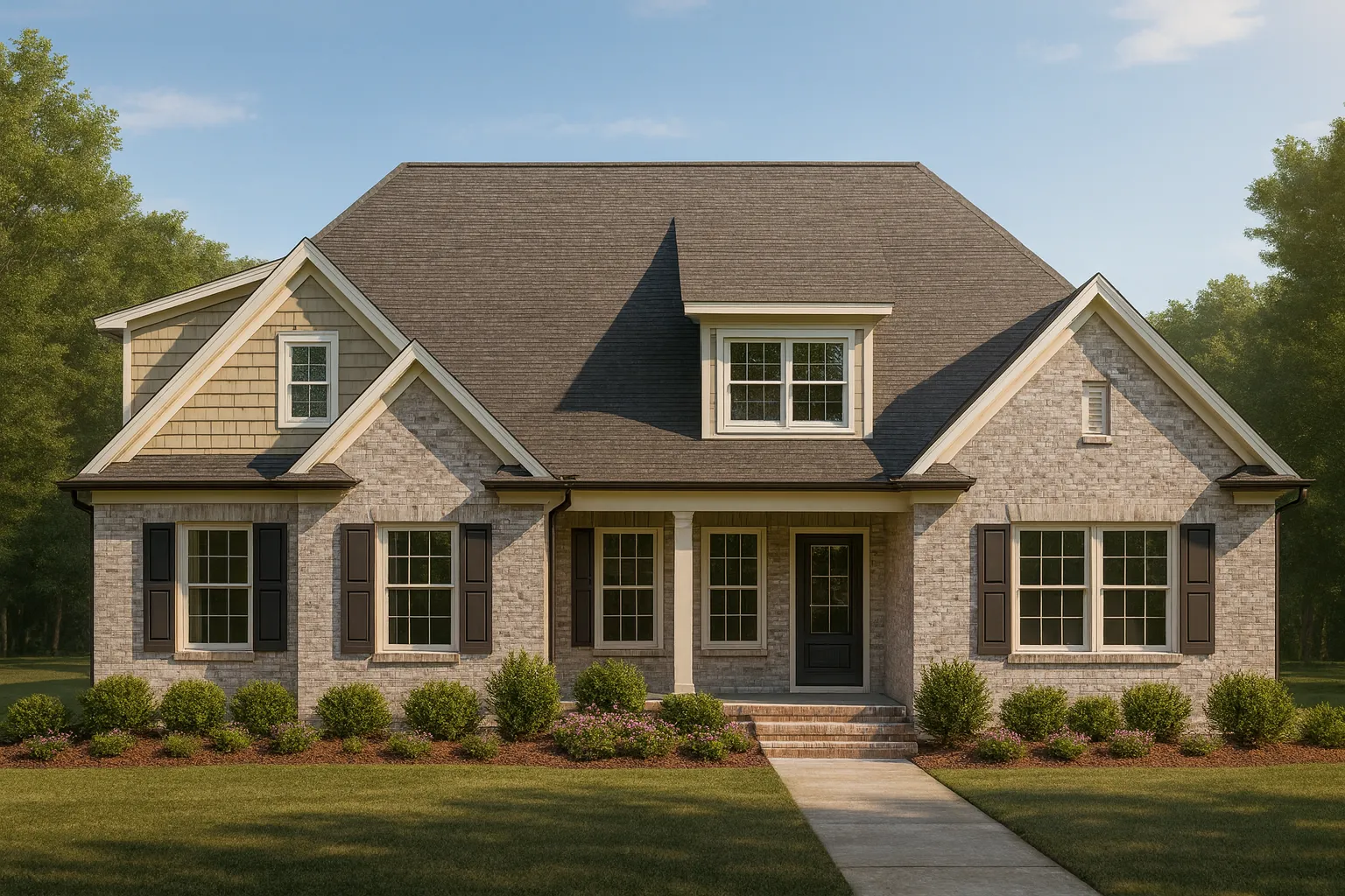 Charming 1.5-Story Craftsman Home Plan with Optional Bonus Room